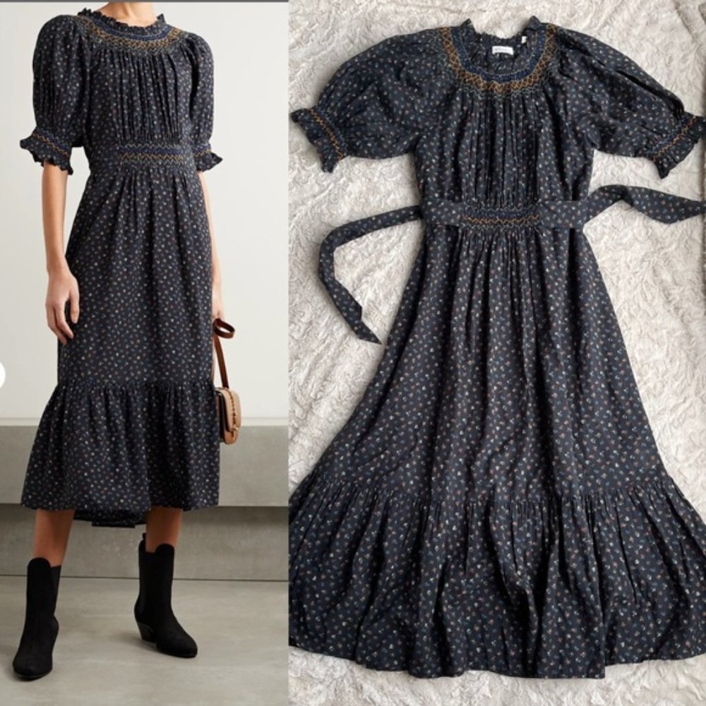 Isidore dress by Doen Collective in Black Parc Monceau. Size XL perfect conditio